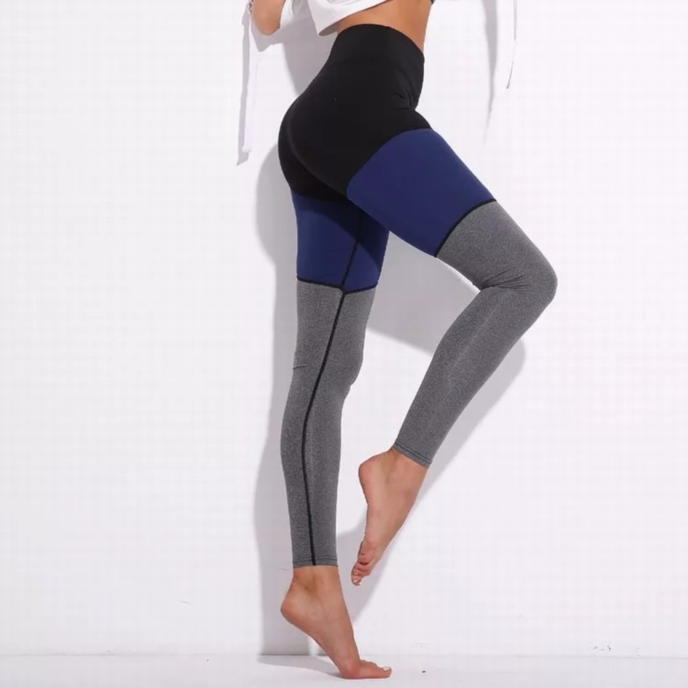 High Waist Color Block Leggings
